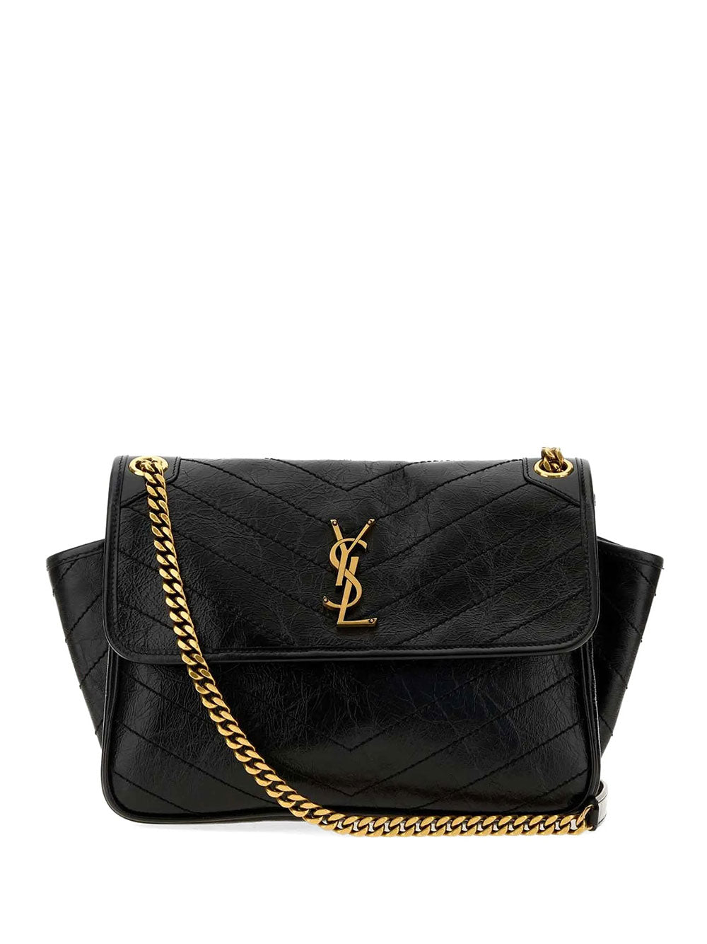SAINT LAURENT Saint Laurent Women Niki Tripouch Bag In Vintage Leather