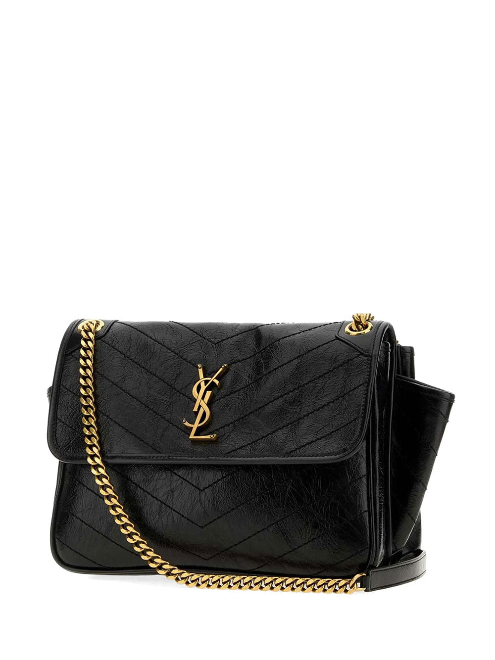 SAINT LAURENT Saint Laurent Women Niki Tripouch Bag In Vintage Leather