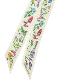 Ferragamo Women Eden Shoes Print Silk Mini Bandeau