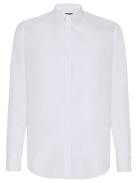DOLCE & GABBANA Dolce & Gabbana Men Stretch-Poplin Shirt