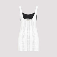 The Attico Flat Ribbed Jersey Tank Top Women
