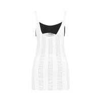 The Attico Flat Ribbed Jersey Tank Top Women