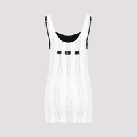 The Attico Flat Ribbed Jersey Tank Top Women