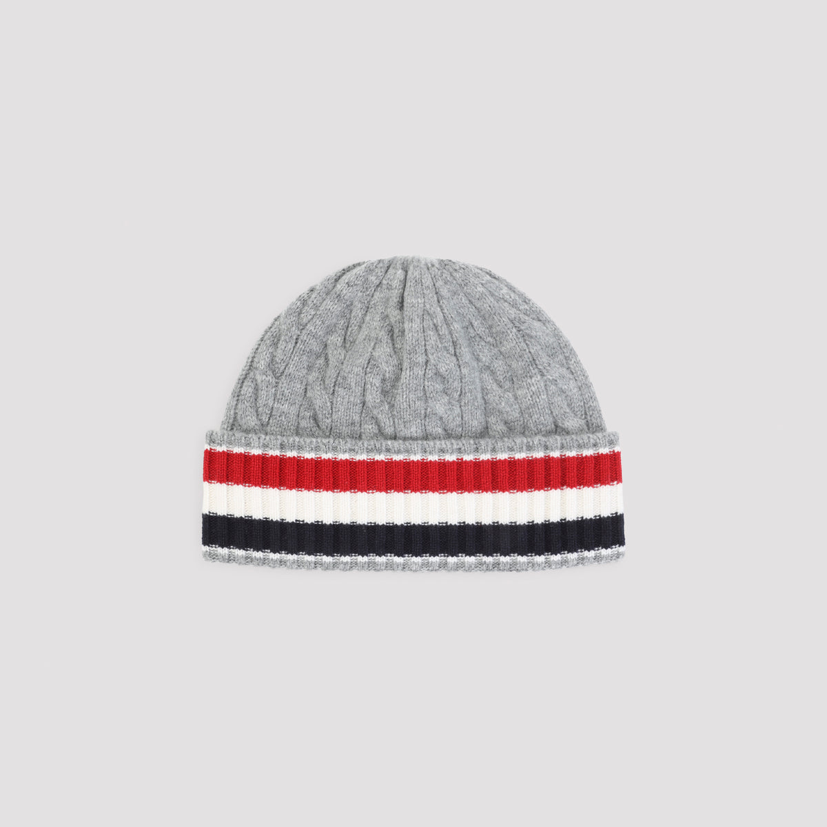 Thom Browne Cable-Knit Beanie Men