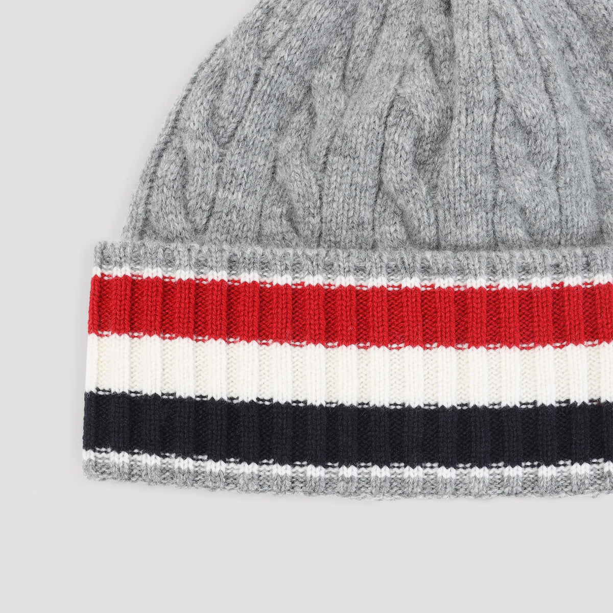 Thom Browne Cable-Knit Beanie Men