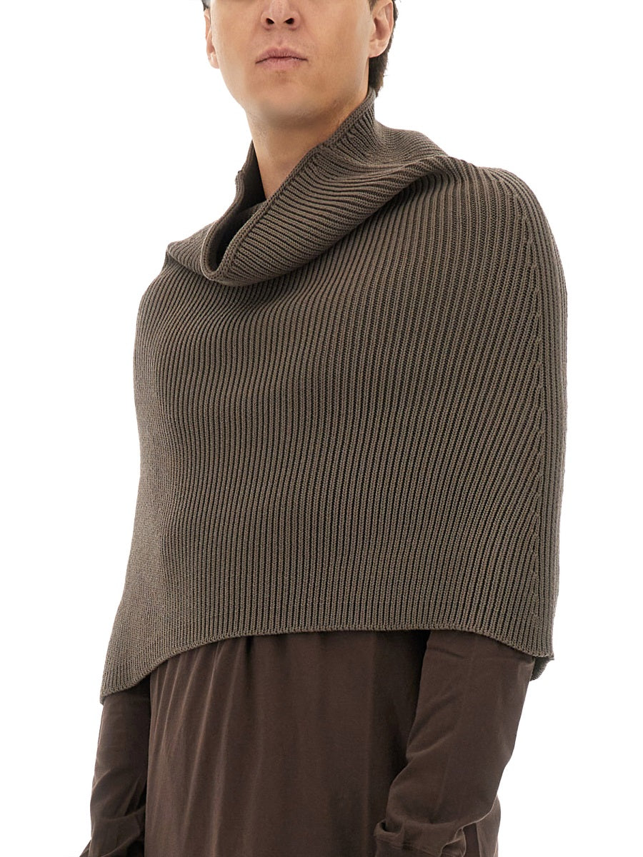 Rick Owens Men Knitted Cape