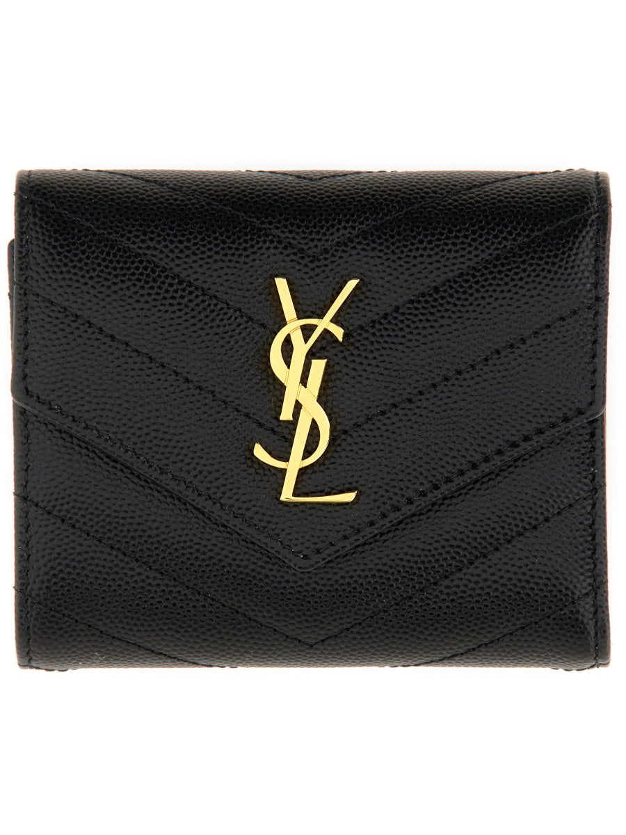 Saint Laurent Women Portafoglio "Cassandre" Matelassé Multi-Fold