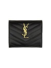 Saint Laurent Women Portafoglio Tri-Fold "Cassandre"