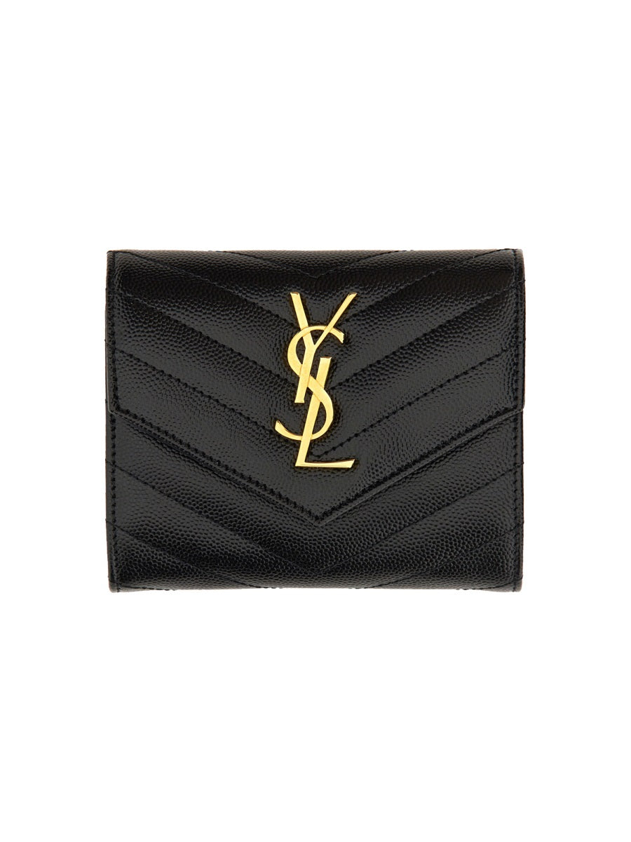 Saint Laurent Women Portafoglio Tri-Fold "Cassandre"