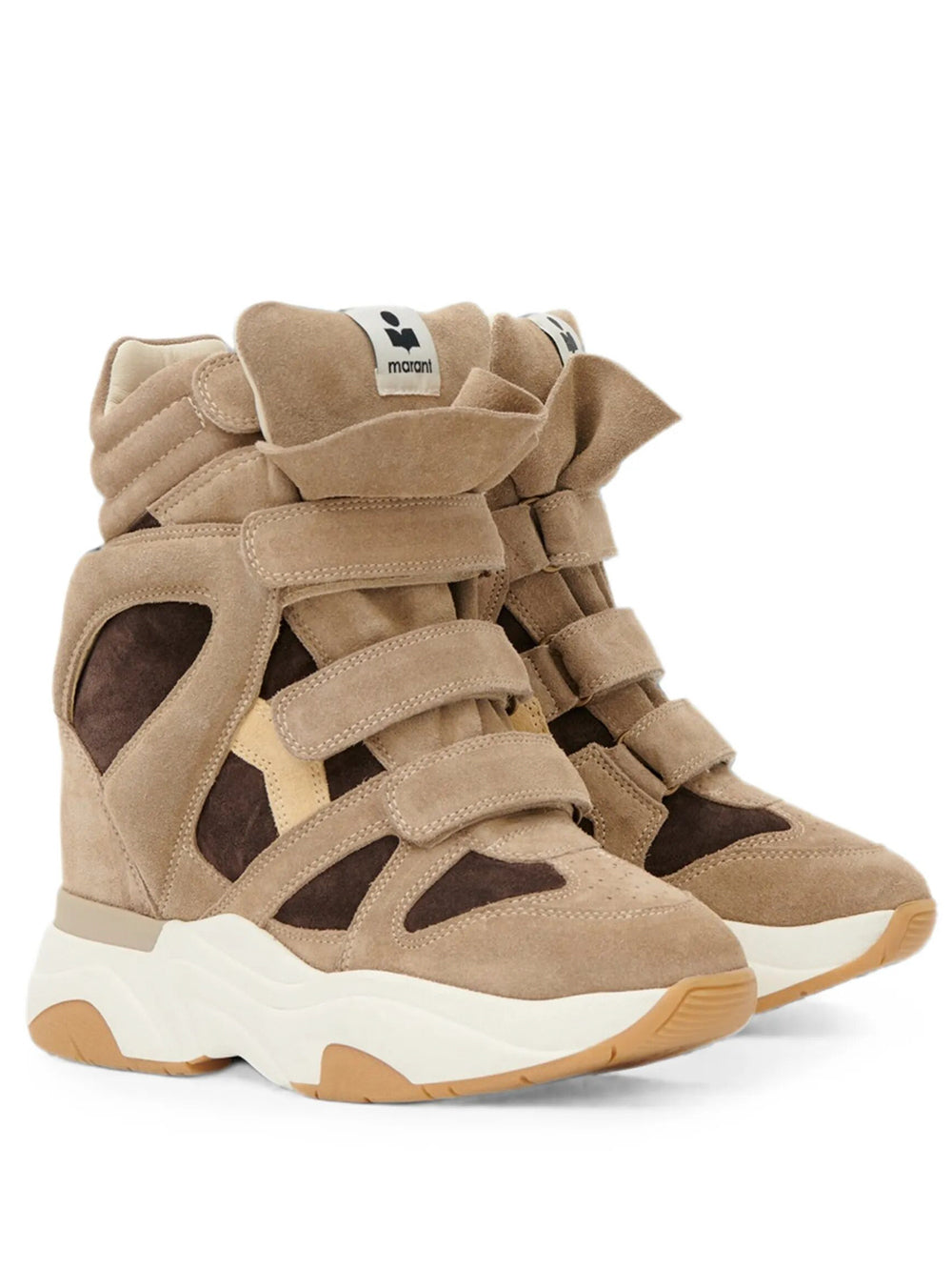 ISABEL MARANT Balskee High-Top Wedge Suede Sneakers Women