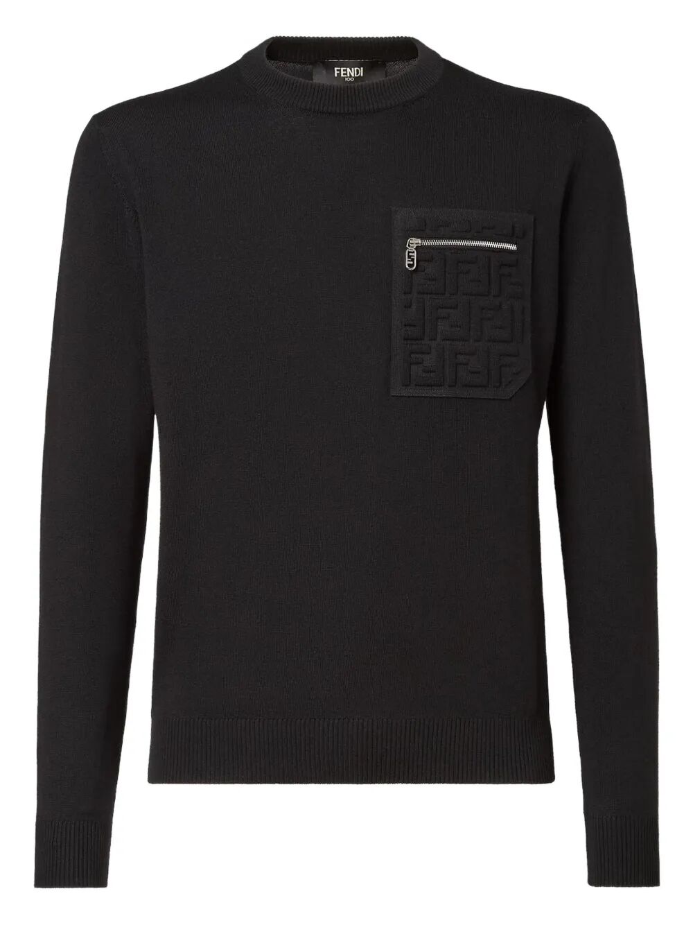 FENDI Breast Pocket Wool Pullover Women