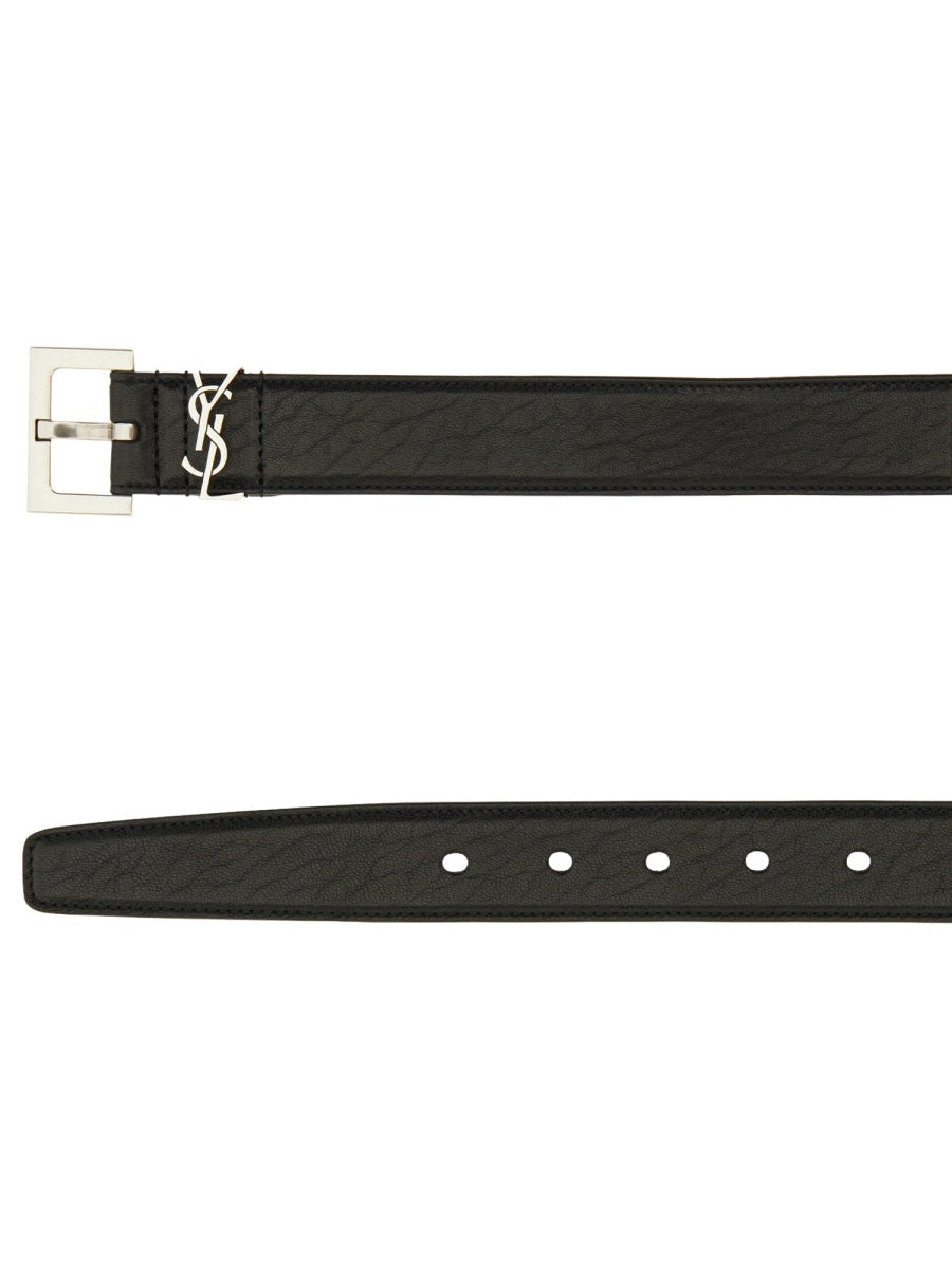 Saint Laurent Men "Cassandras" Belt