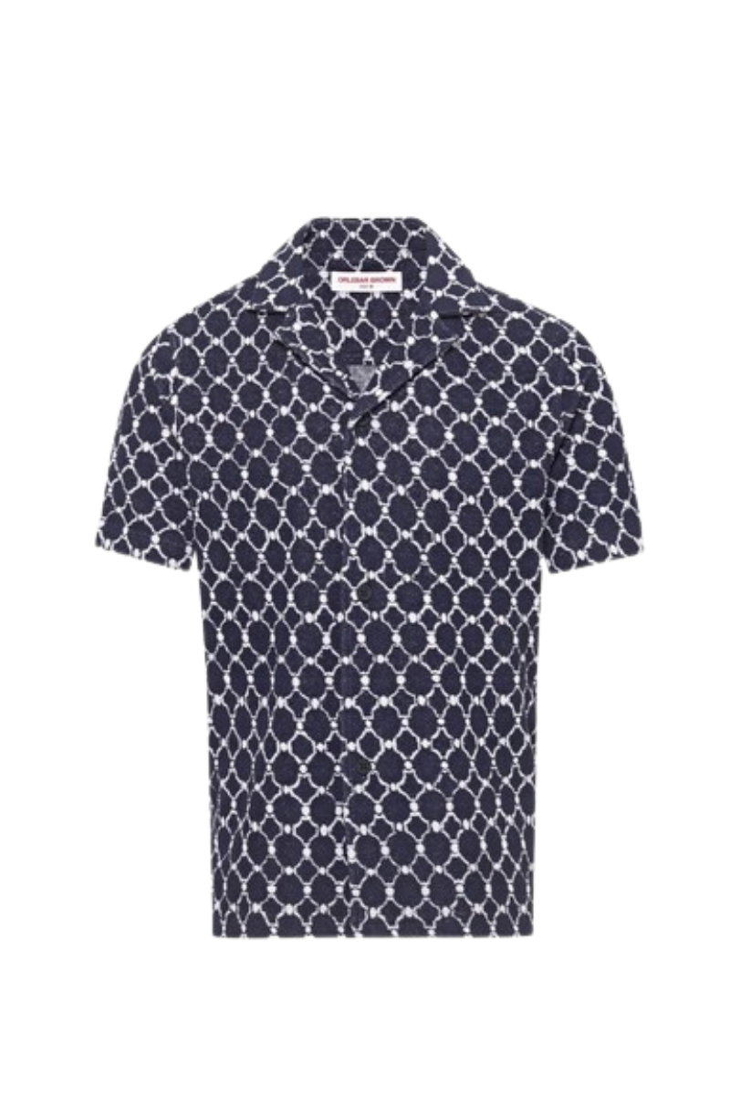 Orlebar Brown Howell Geo Tile-278348-Midnight Navy
