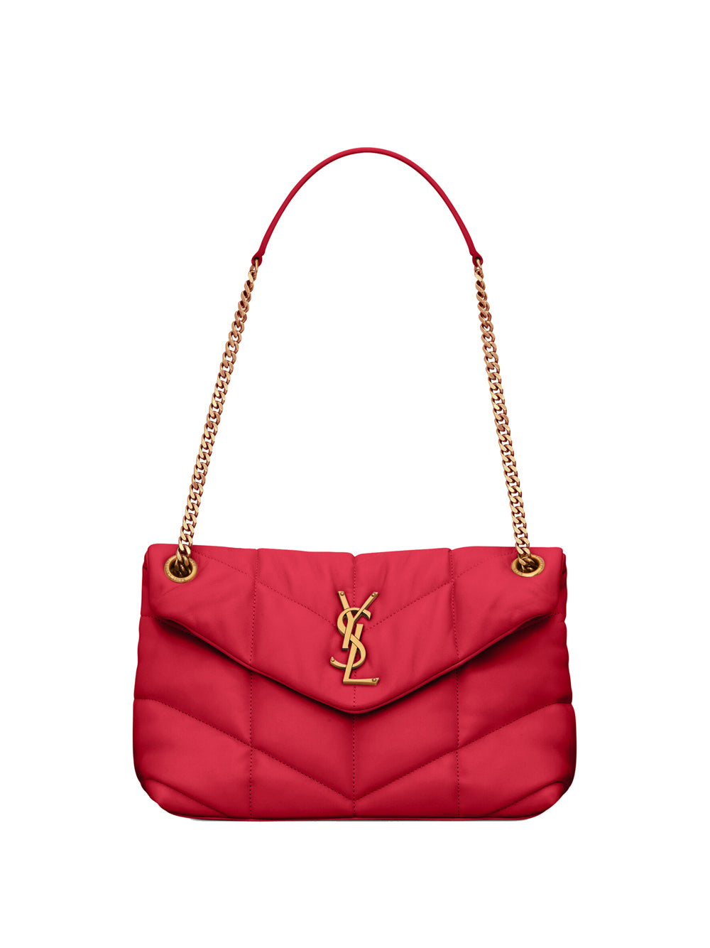 SAINT LAURENT PARIS Small Loulou Puffer Bag In Nappa Leather Women