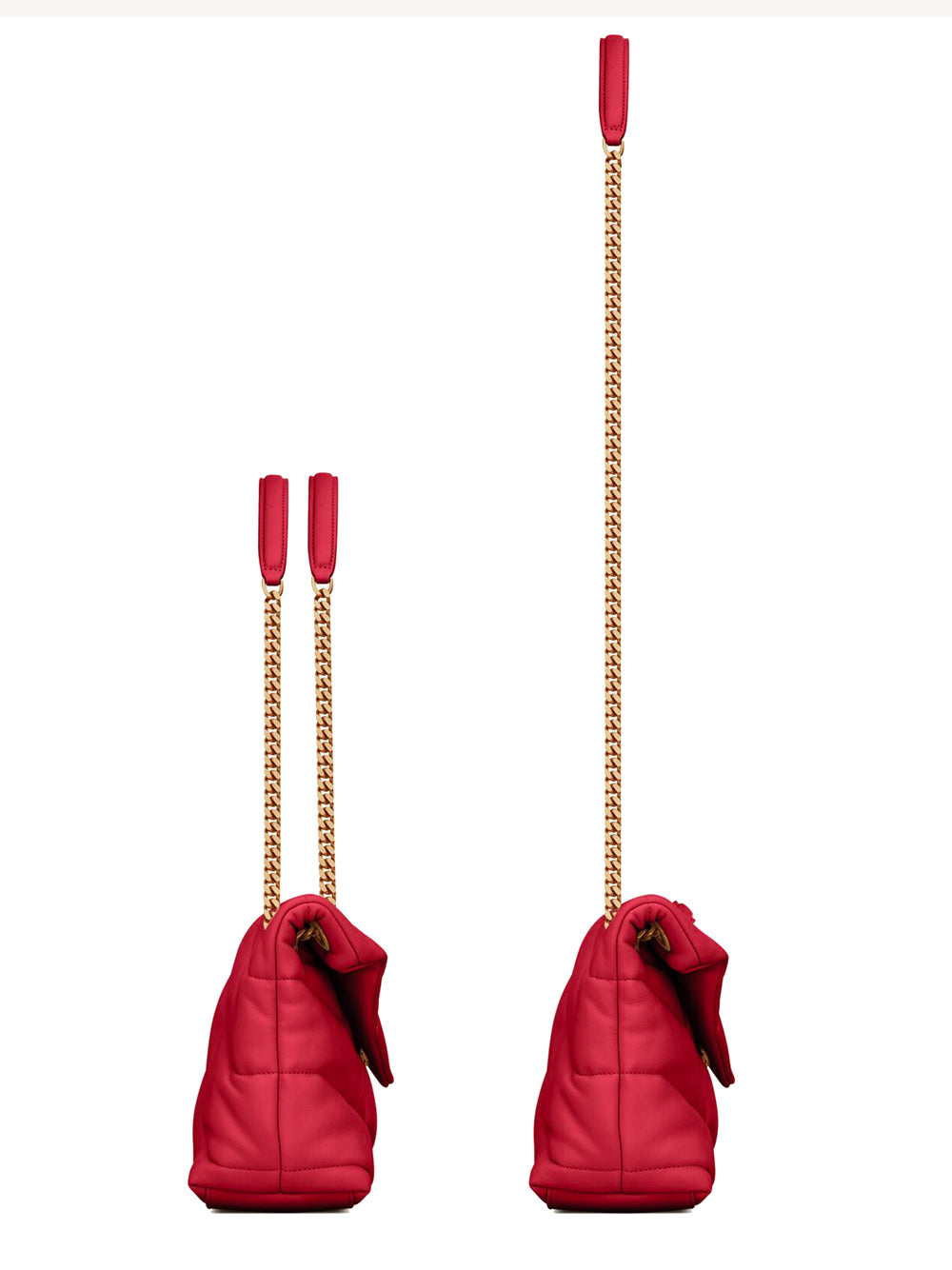 SAINT LAURENT PARIS Small Loulou Puffer Bag In Nappa Leather Women