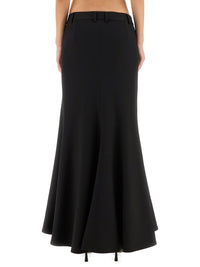 Balenciaga Women "Godet" Maxi Skirt