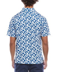Callaway Layered Floral Print Polo Shirt