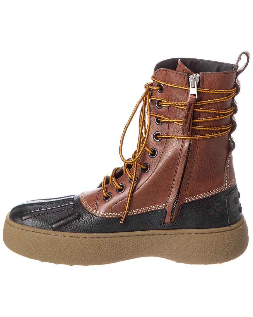 Moncler X Tod’S X Palm Angels Leather Boot