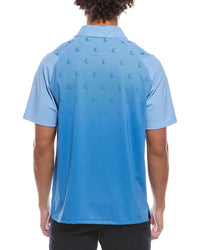 Callaway Engineered C Twill Print Golf Polo Shirt