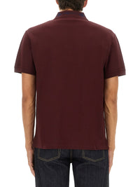Alexander Mcqueen Men Polo Shirt With Logo On The Collar