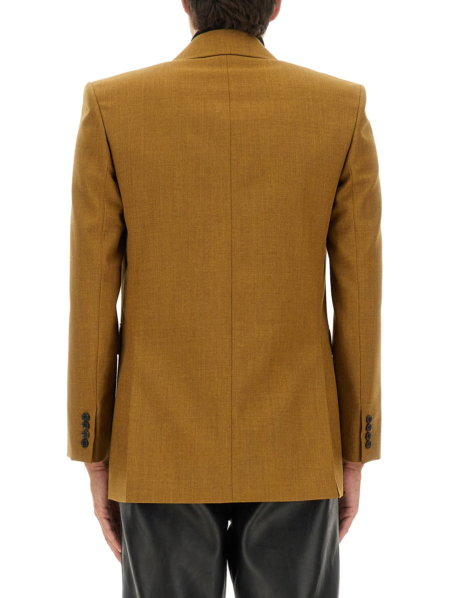 SAINT LAURENT Saint Laurent Men Double-Breasted Wool Jacket