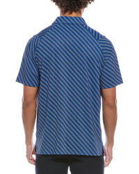 Callaway Chevron Twill Print Polo Shirt