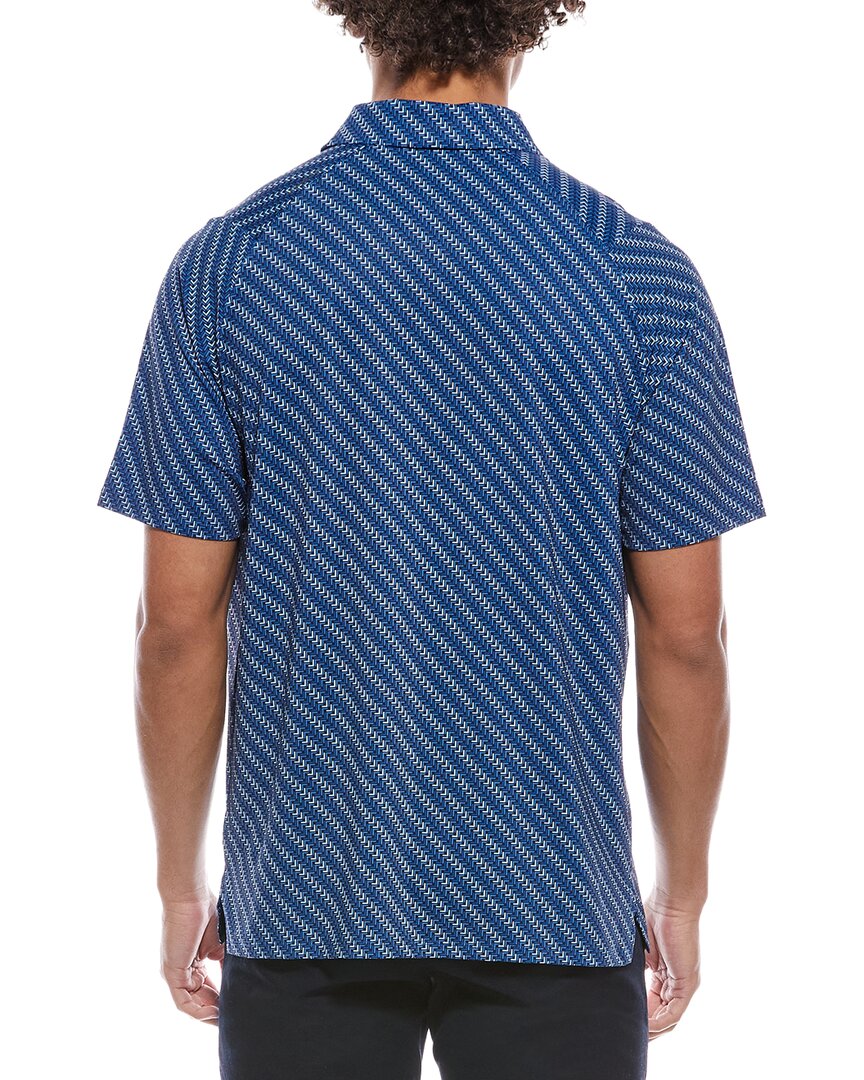 Callaway Chevron Twill Print Polo Shirt
