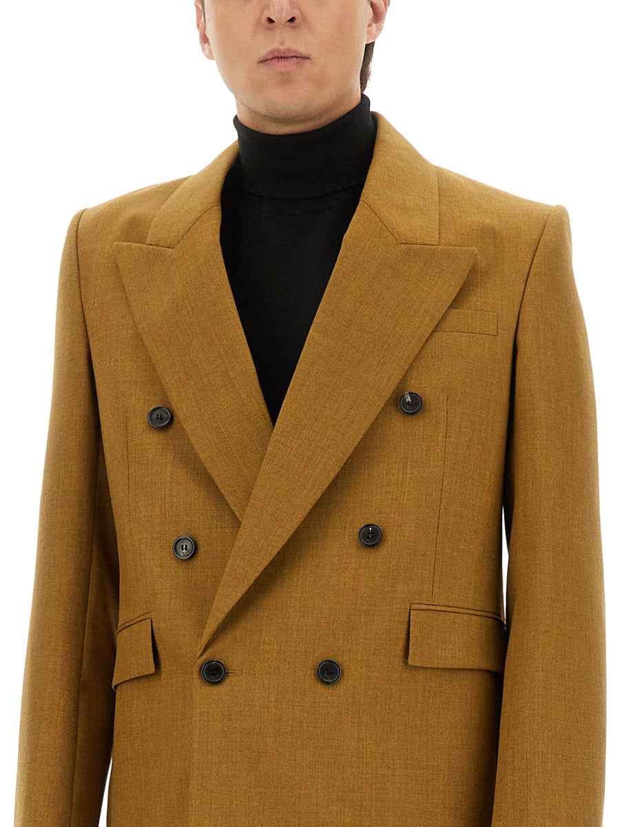 SAINT LAURENT Saint Laurent Men Double-Breasted Wool Jacket