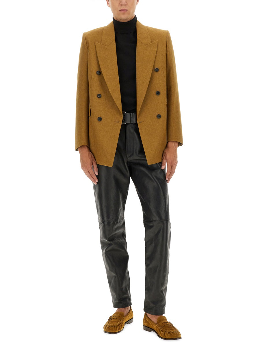 SAINT LAURENT Saint Laurent Men Double-Breasted Wool Jacket