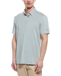 Adidas Ult Stripe Polo Shirt Green
