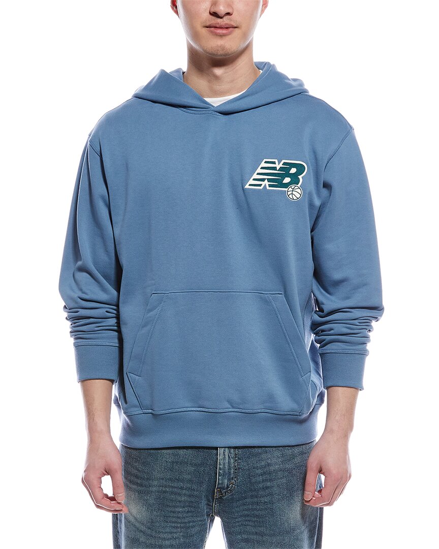 New Balance Relaxed League Hoodie Blue