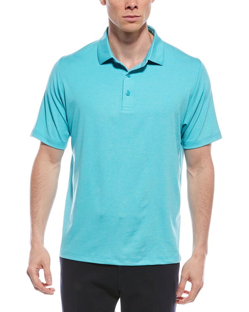 Callaway Classic Jacquard Polo Shirt Blue