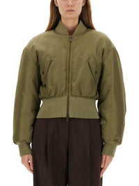 Saint Laurent Women Nylon Bomber Jacket