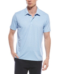 Report Collection Knit Performance Polo Shirt Blue