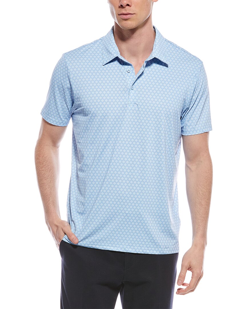 Report Collection Knit Performance Polo Shirt Blue