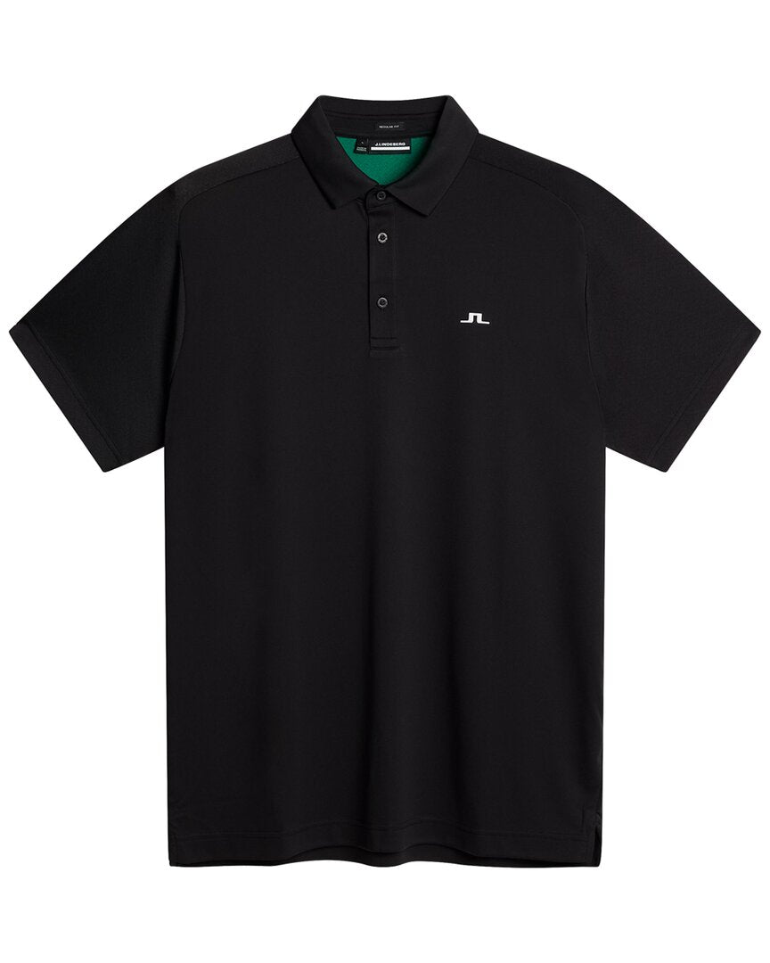J.Lindeberg Rhodes Regular Fit Polo Regular S Black