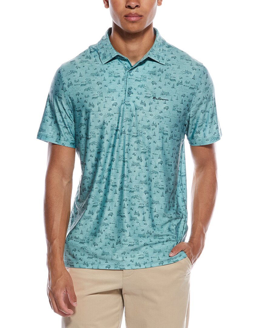 Ben Sherman Sports Fit Polo Shirt Green