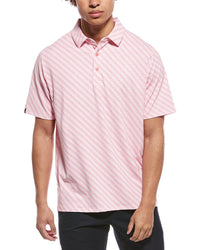 Callaway Chevron Twill Print Polo Shirt