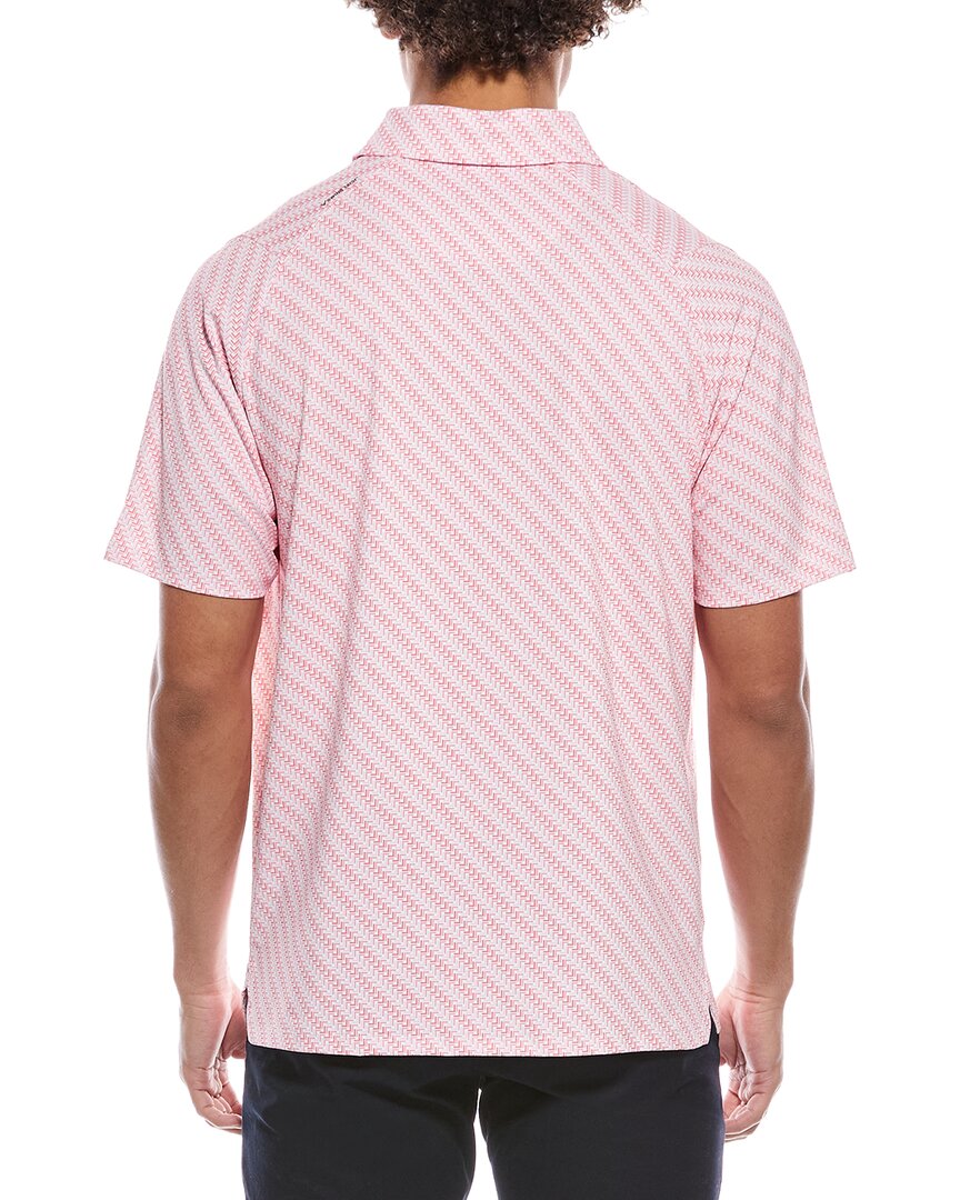 Callaway Chevron Twill Print Polo Shirt
