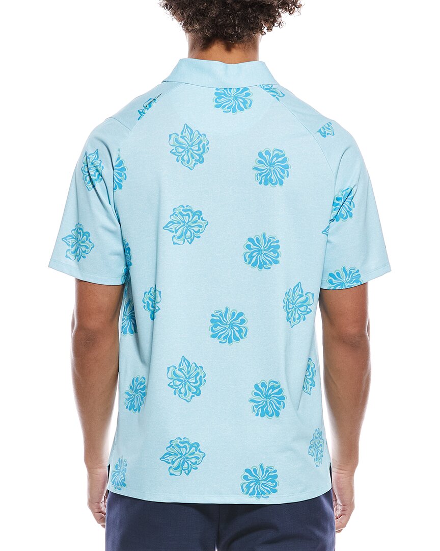 Callaway Bunker Floral Print Polo Shirt