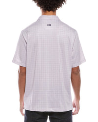 Cutter & Buck Pike Double Dot Print Stretch Polo Shirt