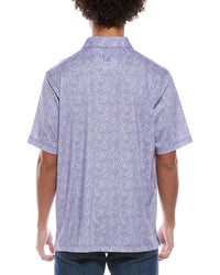 Cutter & Buck Pike Constellation Print Stretch Polo Shirt