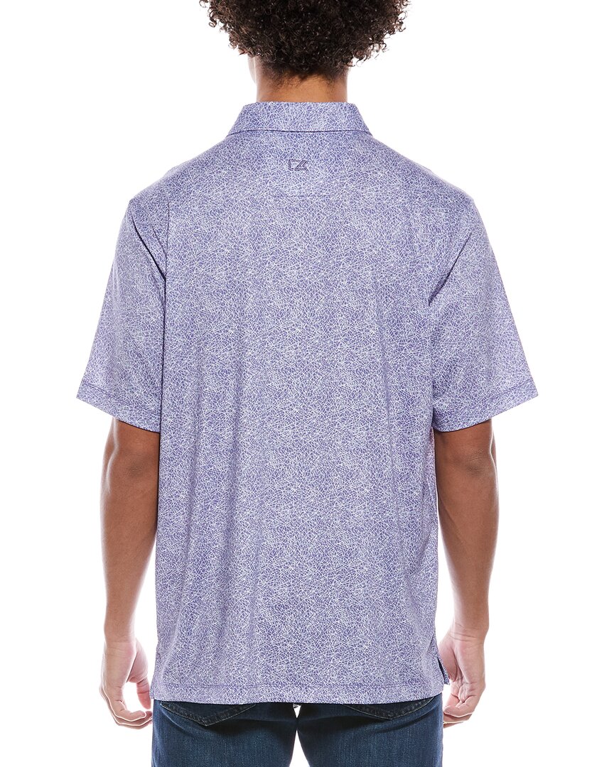 Cutter & Buck Pike Constellation Print Stretch Polo Shirt