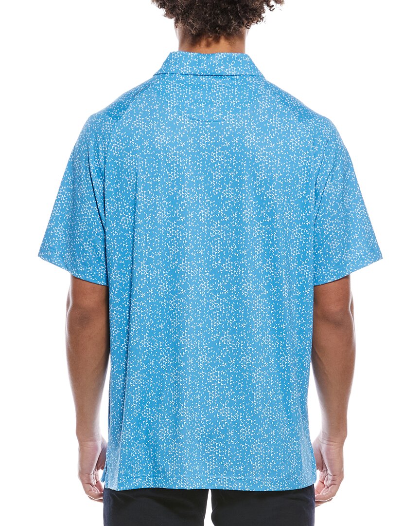 Callaway All Over Chevron Printed Polo Shirt