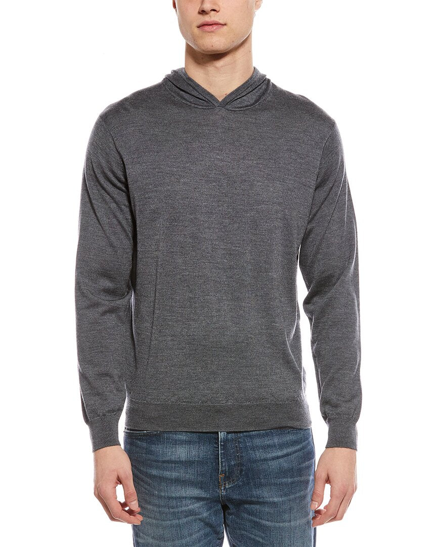 Peter Millar Wool-Blend Hoodie Sweater