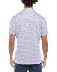 Tailorbyrd Micro Floral Printed Performance Polo Shirt