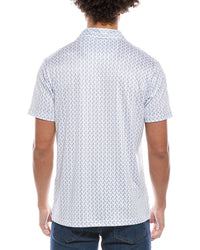 Tailorbyrd Flamingos Printed Performance Polo Shirt
