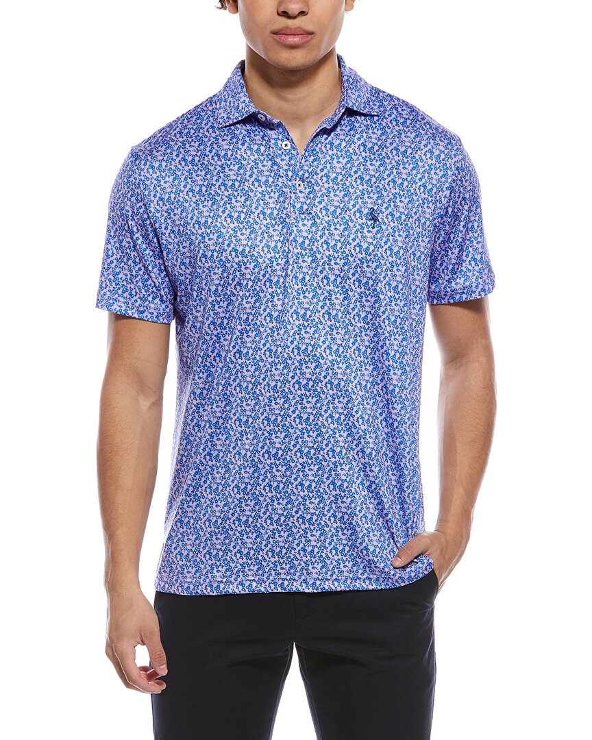 Tailorbyrd Floral Dreams Printed Performance Polo Shirt