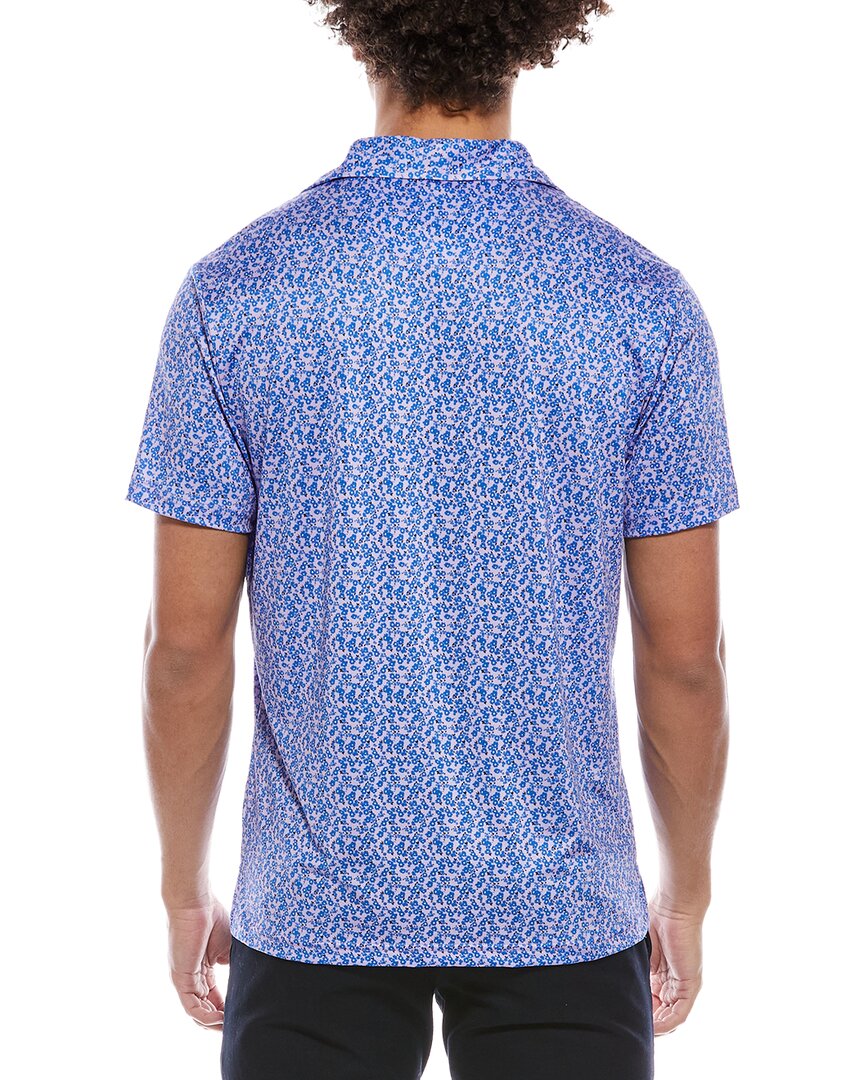 Tailorbyrd Floral Dreams Printed Performance Polo Shirt