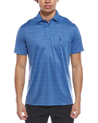 Tailorbyrd Honeycomb Jacquard Textured Performance Polo Shirt